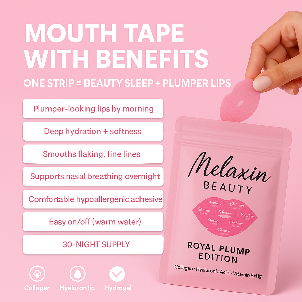 Melaxin Lip-Plumping Mouth Tape