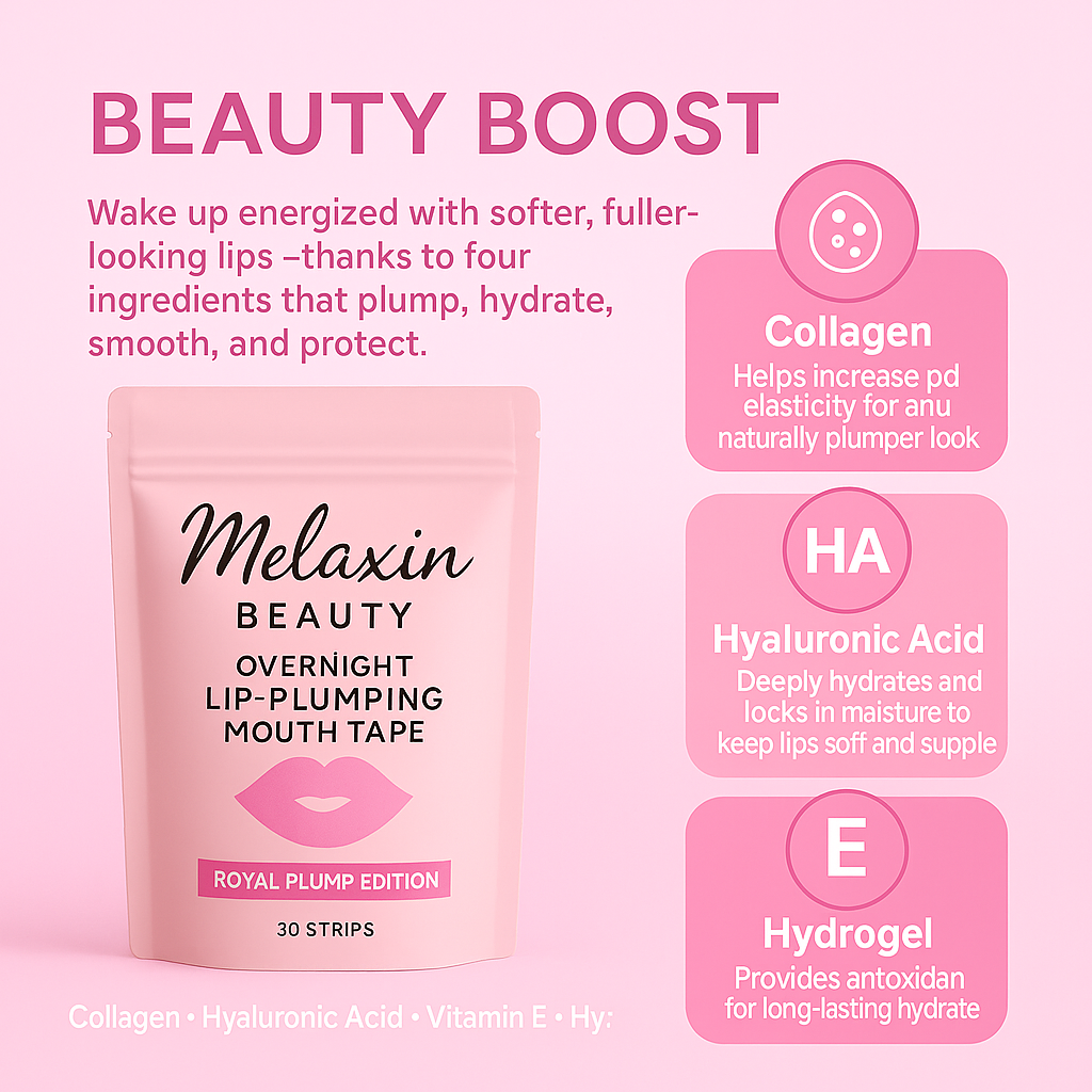 Melaxin Lip-Plumping Mouth Tape